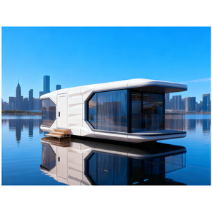 Casa Capsula Spaziale di Lusso, Villa Prefabbricata Modulare con Pannelli Sandwich, Resistente all'Acqua, Solare, Leggera ed Ecologica - Product Image 2