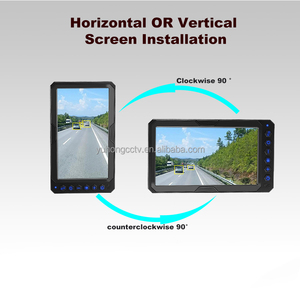 Pantalla táctil IPS de doble uso AHD de 7 pulgadas, vista trasera AI BSD, cámara de marcha atrás, Detector de punto ciego para camión, sistema de Monitor de cámara - Product Image 2