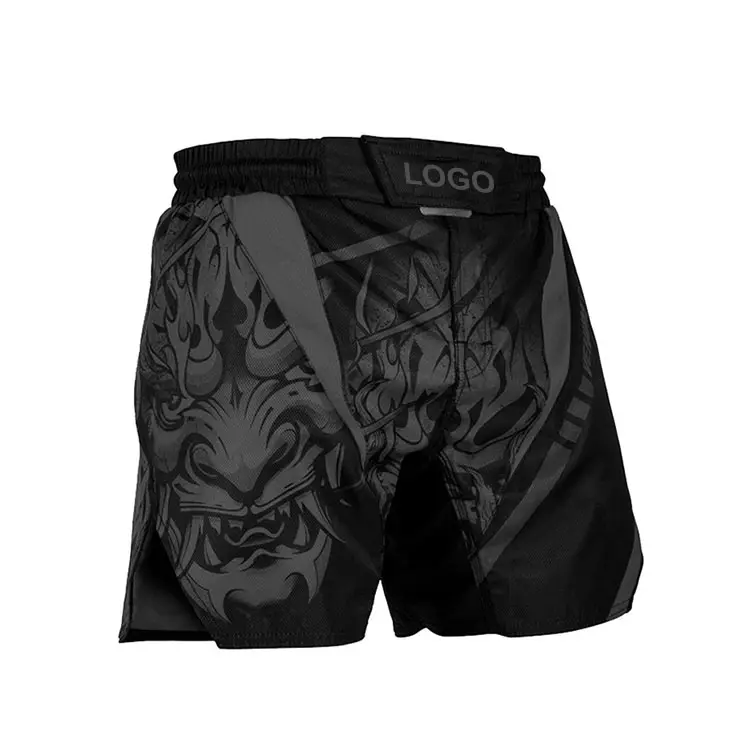 Custom Sublimation Printing MMA Compression Short MMA Muay Thai Shorts