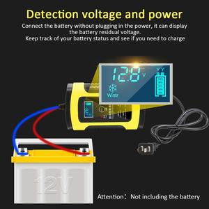 European Plug 12V 6A Car &amp; Motorcycle Battery Charger with Voltage <strong>Detection</strong> &amp; One-Button Repair <strong>Function</strong> 1-Year Warranty - Product Image 4