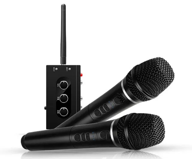JLT-01 TV karaoke home entertainment microfono portatile per cantare scheda audio microfono microfono professionale senza fili
