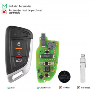Xhorse กุญแจอัจฉริยะอเนกประสงค์แบบพับได้,อุปกรณ์สำคัญ Xhorse VVDI2/VVDI Xhorse XSKF01EN