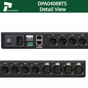 Paulkitson DPA0408RTS 96KHz Frecuencia de muestreo Procesador de audio 4 en 8 salidas FIR AUTO AES Procesador de audio digital Dsp profesional - Product Image 6