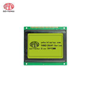 Carattere di 12864 della pannocchia di fabbricazione cinese 78*70MM di alta qualità 12864 Display grafico a perno modulo retroilluminazione pannello LCD - Product Image 2