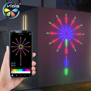 Su geçirmez 5V 5050 WS2812B programlanabilir akıllı piksel RGB Led noel havai fişek ışık - Product Image 1