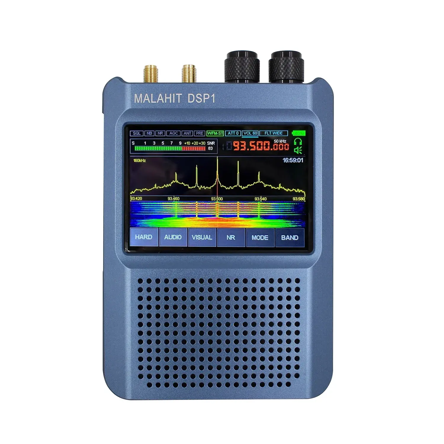Nuovo 50KHz-2GHz Malachite DSP V9 SDR ricevitore Radio Malahit-DSP1 1.10d Firmware AM CW sssb NFM WFM