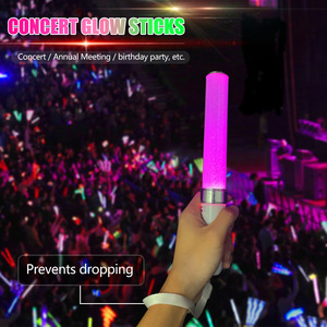 Custom Acrylic LED Light Stick Flashing <strong>Concert</strong> Wand for <strong>Cheer</strong> &amp; Glow for Christmas Easter Ramadan Cotton Candy Look Foam Stick - Product Image 5