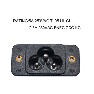 IEC อะแดปเตอร์ปลั๊กไฟ C6สำหรับซ็อกเก็ตปลั๊กตัวผู้และ C6ตัวเมียแบบซ็อกเก็ตสำหรับ C5 - Product Image 4