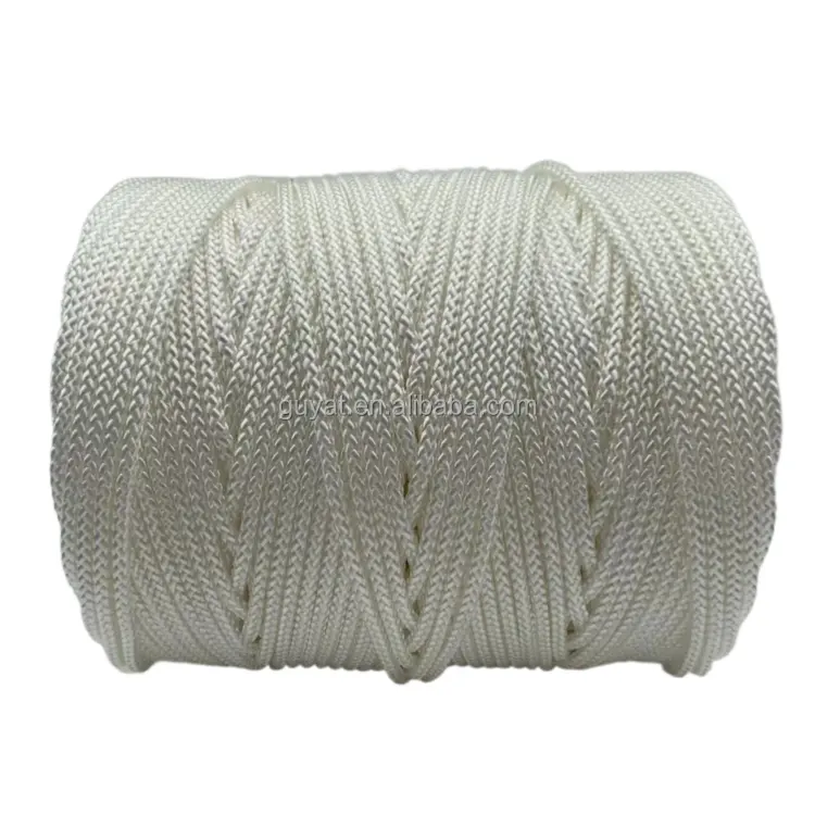 Nylon di alta qualità (poliammidi) 8 fili corda intrecciata solida corda da imballaggio in nylon di bobina