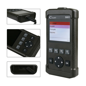 2024 Creader 5001 Obd2 Eobd herramienta de diagnóstico automático Obd 2 Obdii lector de código escáner CR5001 con varios idiomas - Product Image 5