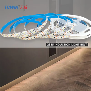 Tcwin 5m 4m 3m 2m 1m 60leds 3000k /6500K 6V sensörlü ışık pil seviyesi ile merdiven dekorasyon için 2835 beyaz ışık sensörü Led şerit ışık pro max app kontrol Led pro max app kontrol - Product Image 4