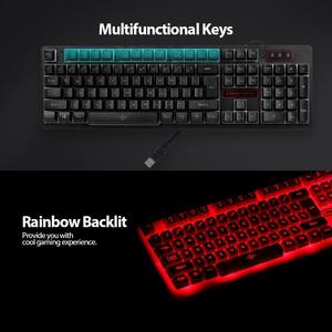 Best Seller Wired <strong>Keyboard</strong> and Mouse Gamer for Laptop and <strong>Desktop</strong> Computer <strong>with</strong> Colorful LED Gaming <strong>Keyboard</strong> Mouse Combos - Product Image 6