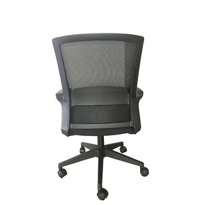 Free Sample Factory Direct Black Full Mesh Staff Visitor Armrest <strong>Swivel</strong> Home Office Computer Ergonomic Conference Chair - Product Image 4
