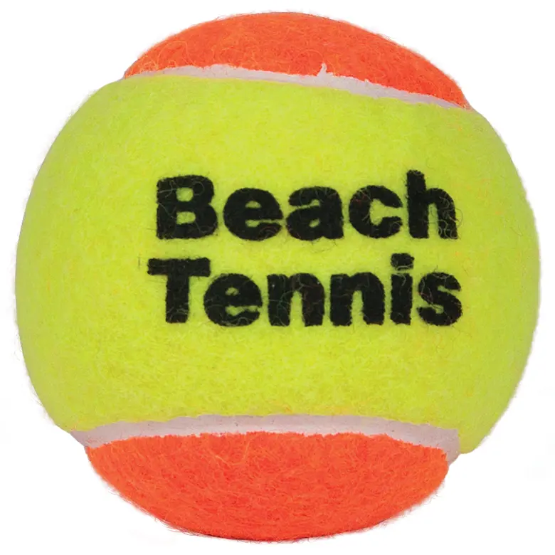 Profissional ITF Aprovado Stage 2 Acrylic Needle Felt Soft Orange Beach Tennis Ball Com Logotipo Personalizado