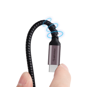 Custom USB 3.0 2.0 or Type C to Type-C or 8 Pin <strong>Data</strong> Cables Mobile Cell Phone 1M 2 3 M Fast Charging Nylon 90 Degrees <strong>Data</strong> Line - Product Image 4