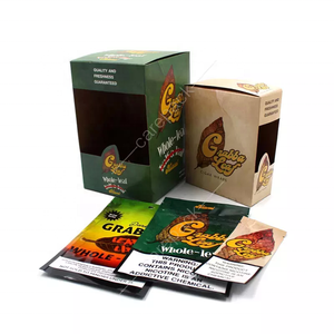 CarePack индивидуальные печатные розничные коробки, крафт-бумага, 10 упаковок, упаковочная бумага для листьев, витрина с окошком для закусок, шоколада - Product Image 3