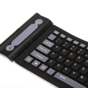 Teclado inalámbrico de 2,4G, 107 teclas, portátil, plegable, de silicona suave, a prueba de polvo, para ordenador de escritorio, portátil, Plug and Play - Product Image 5