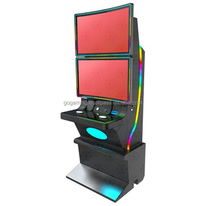 新しいデザイン32 "デュアルタッチ画面金属キャビネットゲームルーム用スキルゲームマシン