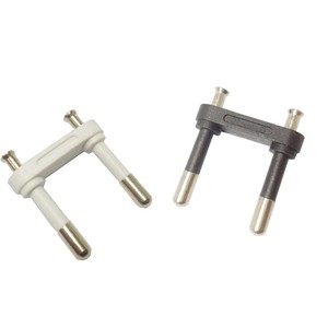 Solid 4.0MM <strong>Plug</strong> Into the Brazilian <strong>Plug</strong> 10A Terminal With Plastic Bracket - Product Image 1