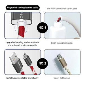 批发切断电动尼龙线usb micro c usb2.0 b型电缆5a c型电缆快速充电 - Product Image 5