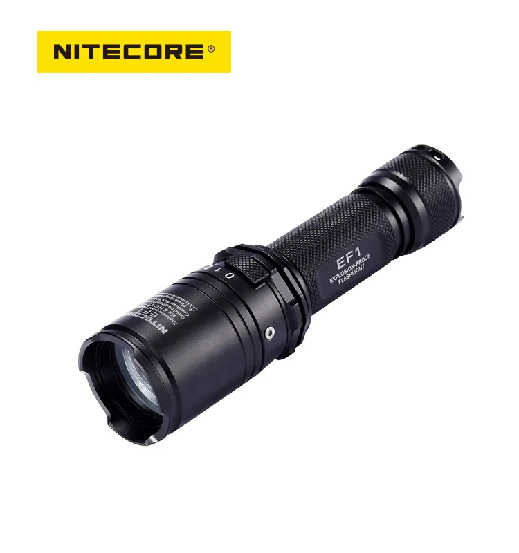 NITECORE 5 anni di garanzia gratuita EF1 830 lumen ATEX certificato torcia elettrica di estrazione mineraria di illuminazione a prova di esplosione