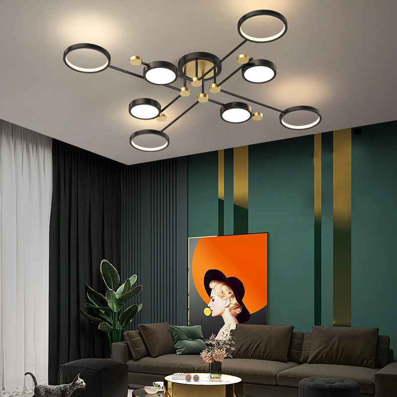 2021 new arrival modern Fashion 38W nordic led ceiling light home for living room bedroom lamp kids ceiling  lamp