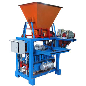 Máquina de ladrillo de pavimentación de enclavamiento semiautomática de larga vida útil Máquina de fabricación de ladrillos de bloques huecos sólidos - Product Image 4