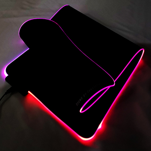 Custom Extended Large RGB LED Glowing Mousepad <strong>Keyboard</strong> Mat Heated Printed Yogamat Style for <strong>Computer</strong> <strong>Use</strong> Gamer Promotion Gift - Product Image 4
