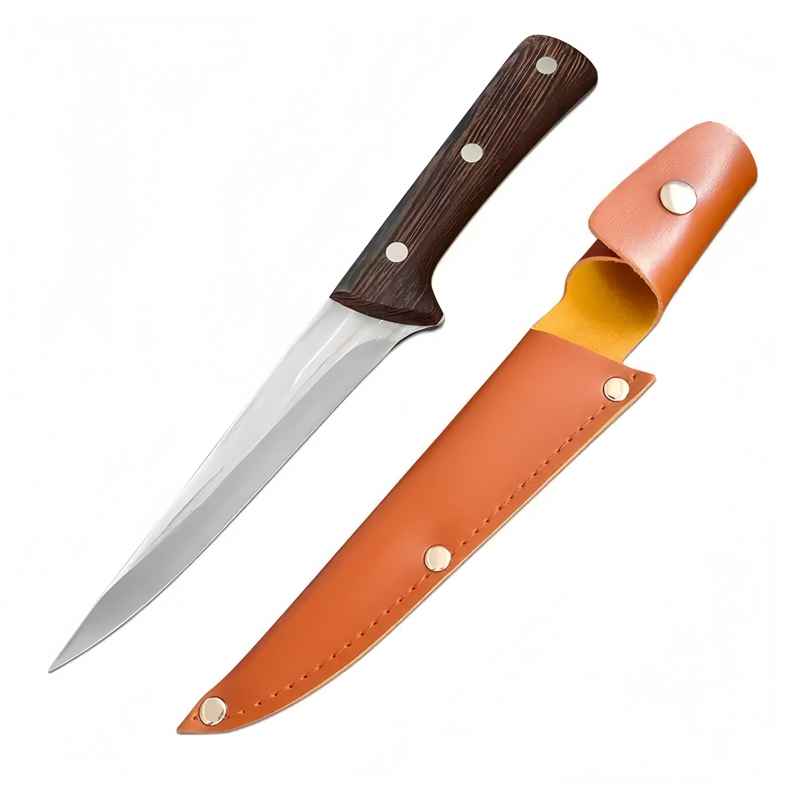 Coltello da taglio per ossa marrone
