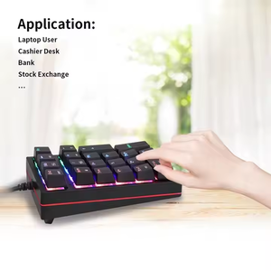Tastiera numerica retroilluminata RGB con tastiera digitale con Mini Numpad