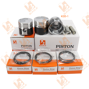 Engine K3D-1 K3D Cylinder Liner <strong>Kit</strong> MM436618 Piston Set 73MM Ring <strong>Kit</strong> Engine Sleeves for Mitsubishi K3D Diesel Engine Rebuild - Product Image 3