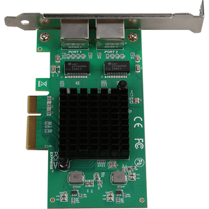 Dual Port 2.5Gbps PCIe Network Card PCIe4X 2.0 X2 Bandwidt 2.5G 2Port <strong>Lan</strong> Card <strong>Provide</strong> Multi-Gigabit Ethernet PCIE3.0 8G/S - Product Image 4