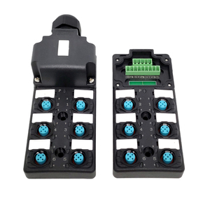 SUEL Ip67 24V Dual Channel 5Pin actuador distribuidor M12 caja de conexiones de 6 posiciones con conector PCB - Product Image 3