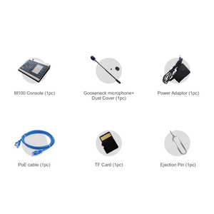Hotsell VoIP Sistema de intercomunicación Zycoo Consola Micrófono Teléfono IP M100 Despacho - Product Image 4