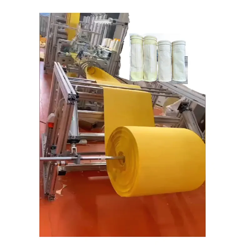 0.5micron automatico filtro acqua tessuto filtrazione sacchetto filtro liquido che fa macchina per oli filtranti