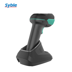 Escáner de código de barras inalámbrico 1D/2D Bluetooth y 2,4G, lector de código de barras de alta velocidad con base de carga para logística de almacén - Product Image 5
