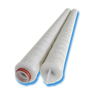 Cartucho de filtro de PP en espiral 500L agua 5 10 20 micras hilo enrollado 222 226 conexión plana elemento de filtro de sedimentos caja de cambios - Product Image 1
