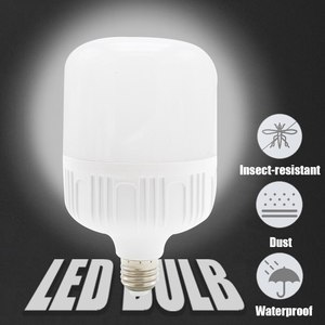 Ses sensörü ile 6.5W LED T ampul aydınlatma alüminyum gövde ve depo E27 taban tipi için PVC kapak 220V Ac güç kaynağı - Product Image 1