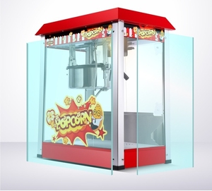Tự Động Thép Không Gỉ Bỏng Ngô Máy Làm Nhiệm Vụ Nặng Nề Thương Mại Popper Với Bánh Xe Cho Các Sự Kiện Bên - Product Image 3