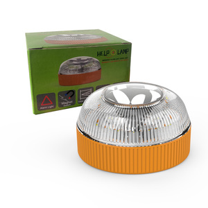 SGS ได้รับการอนุมัติ V16 การจราจรความปลอดภัยทางถนน Flare Strobe ไฟสัญญาณแม่เหล็กไฟฉุกเฉิน LED สีเหลืองไฟเตือนรถ - Product Image 4