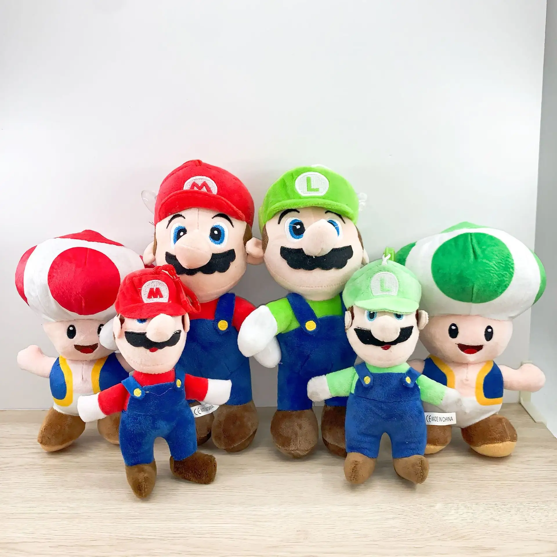 Juguete de Peluche de Super Mario Bros, Juego de Dinosaurio Yoshi, Decoración de Personajes de Anime, Muñecas Periféricas, Regalo de Navidad para Niños