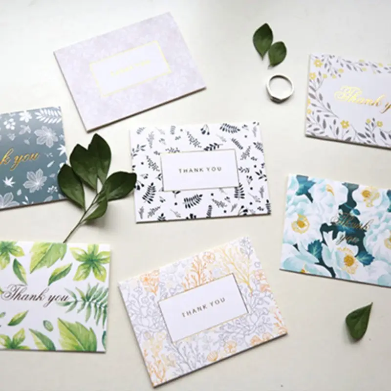 Tarjeta de felicitación de papel de diseño a la moda para eventos de boda
