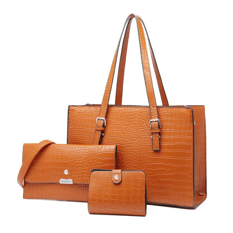 Оптовая продажа, роскошные сумки для женщин, кошельки и сумочки, женские 3 раза новые сумки с крокодиловым принтом, распродажа