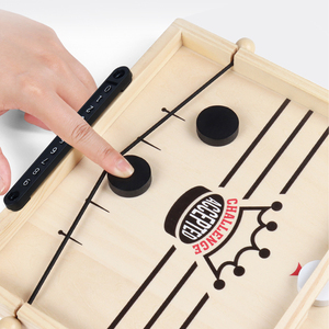 2 in <strong>1</strong> Table Desktop Winner Board <strong>Games</strong> Set Fast Paced Sling Puck <strong>Game</strong> for Kids Big Size Wood Toy Free Sample for Home Use