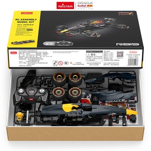 Rastar yeni ürün 1:16 Oracle Red Bull yarış RB19 yapı kiti RC araba 55 adet montaj uzaktan kumanda Emulational F1 oyuncak arabalar - Product Image 6