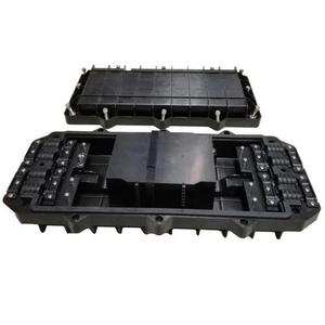 Exterior Fibra Distribuição Encerramento 24-144FO FTTH Parafuso Bloqueio Tipo Inline Gabinetes 144C Fibra Óptica Splice Closure Box