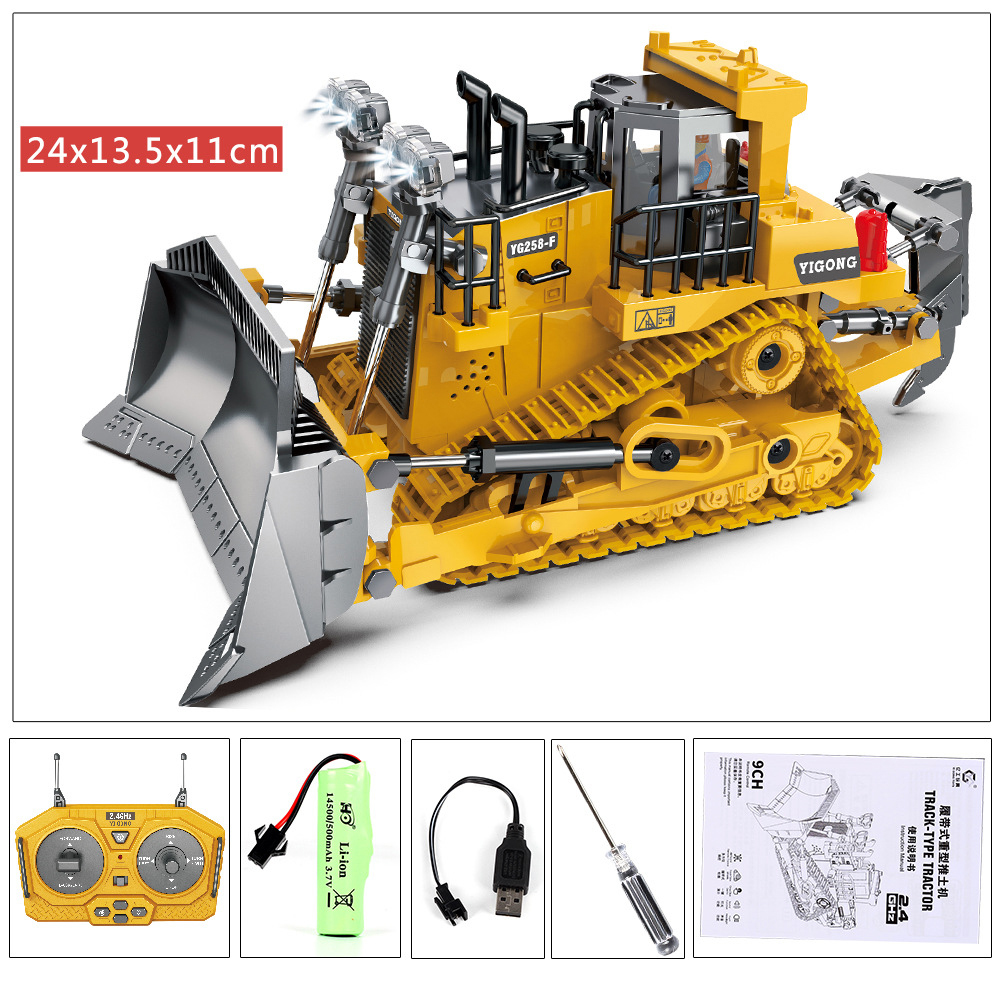 Bulldozer en alliage BC1045 à 9 canaux