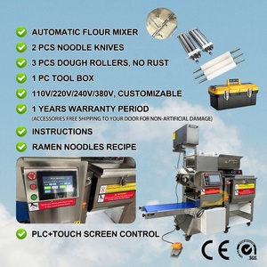 Multifunktions-3-in-1-Ramen-Nudelherstellungsmaschinen mit Teig folie/Frisch nudel maschine aus Edelstahl - Product Image 2