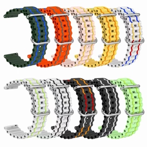 Tùy chỉnh chất lượng cao màn hình in logo Silicone cao su thay thế ban nhạc đồng hồ Xem dây đeo - Product Image 2