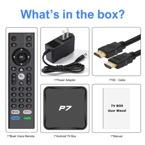 P7 akıllı TV kutusu sahip Android 12.0 akışı 4K Wifi6 16GB Allwinner H618 uzaktan kumanda fabrika doğrudan İngiltere STB Set-Top Box - Product Image 6